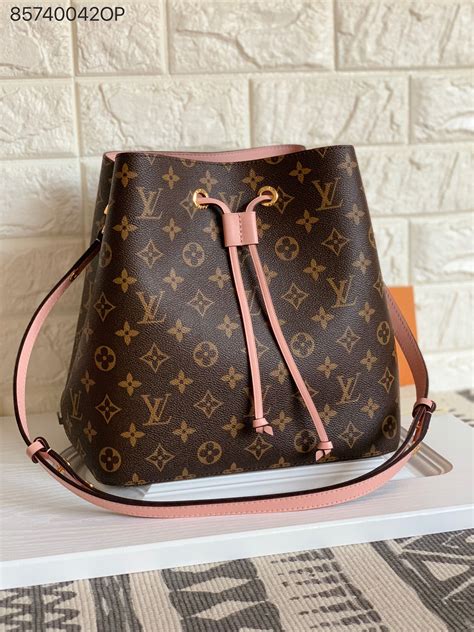 lv neonoe pink size|louis vuitton monogram neonoe.